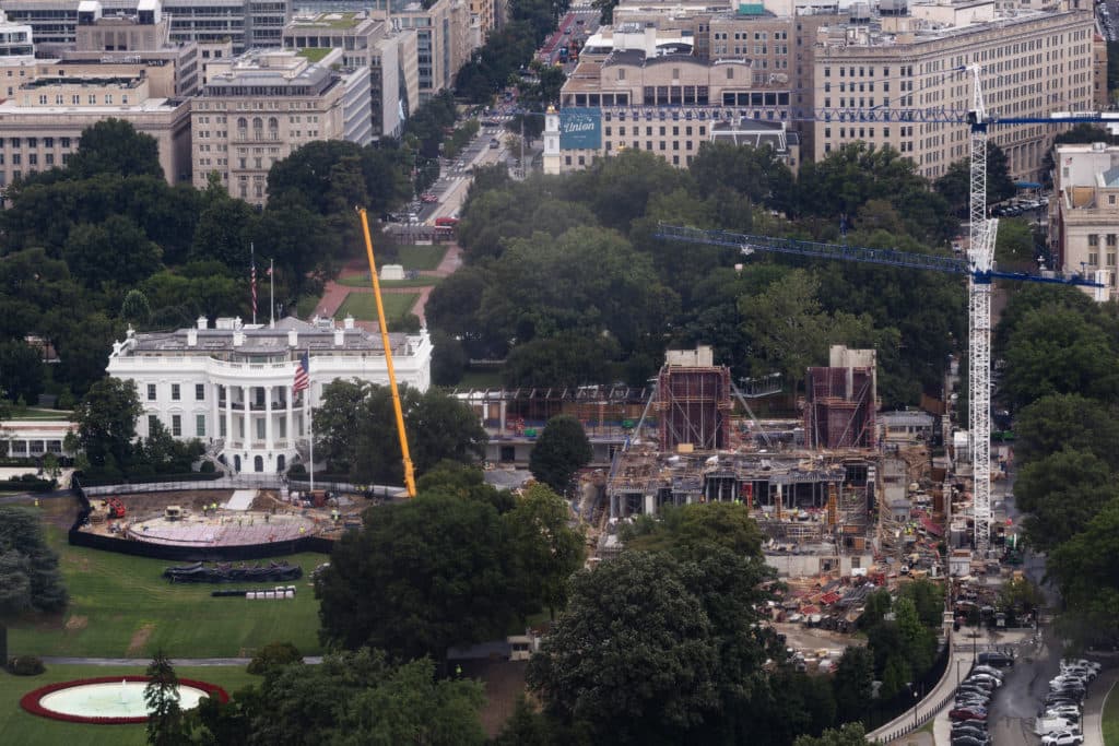 Trump Asks Court to Allow Ballroom Construction