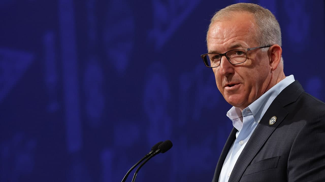 SEC commissioner Greg Sankey says SEC is the 'strongest league' despite Big Ten's three consecutive College Football Playoff championships