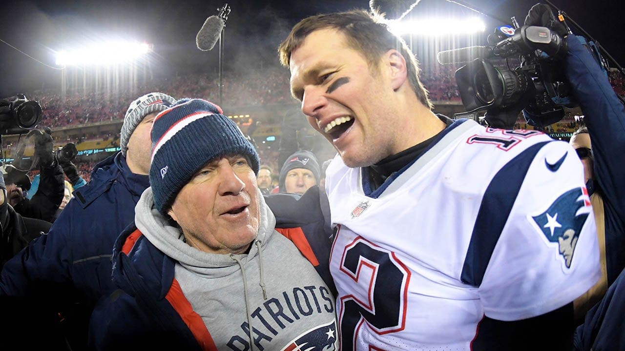 Bill Belichick says 'Brady vs. Belichick' feud was fabricated by media, praises Tom Brady's leadership
