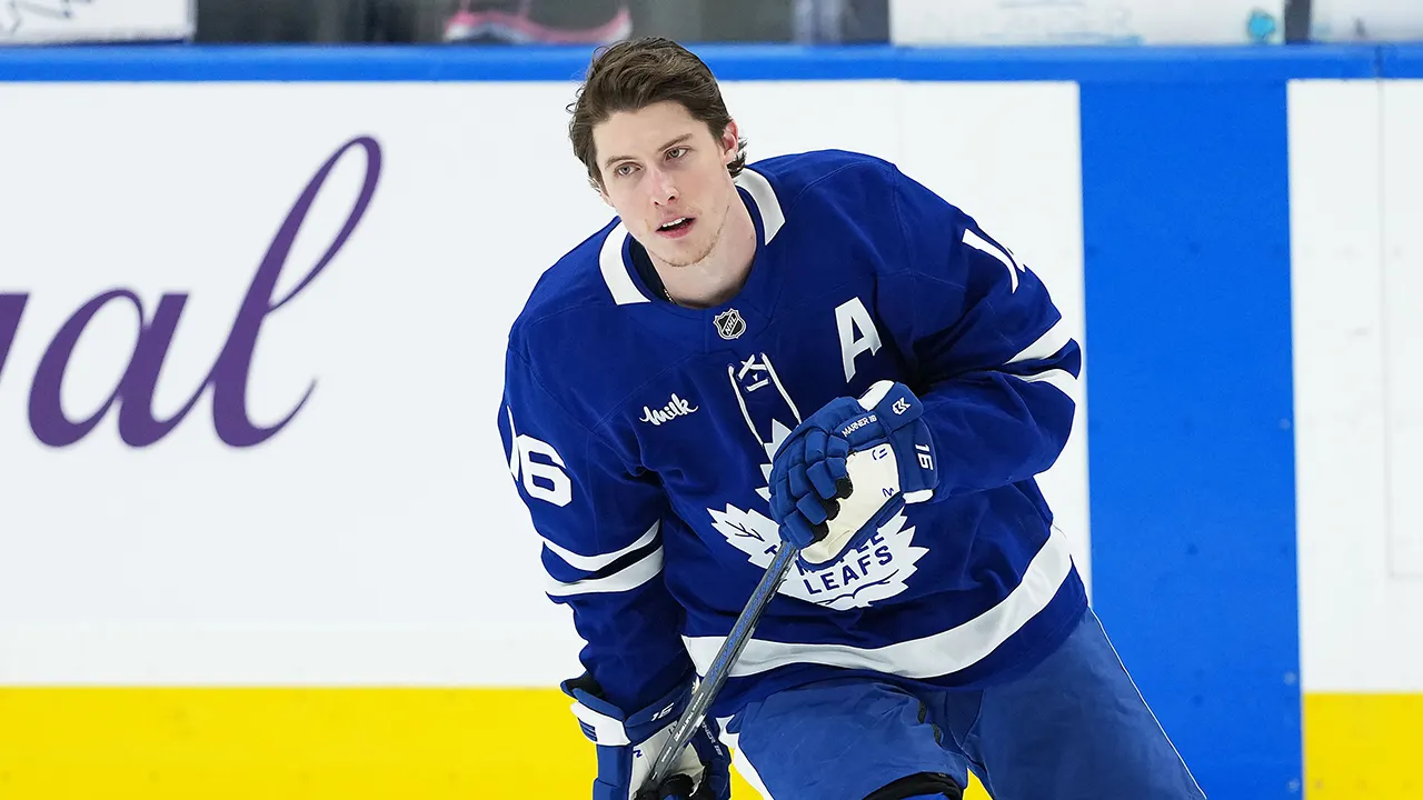 Mitch Marner records first career playoff hat trick as Vegas Golden Knights beat Anaheim Ducks 6-2 to take 2-1 series lead