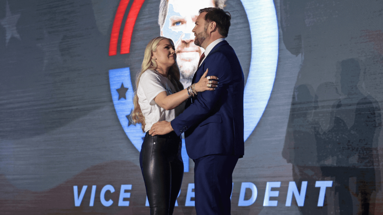 2028 power move: Turning Point's Erika Kirk throws support behind JD Vance as MAGA ‘heir apparent’