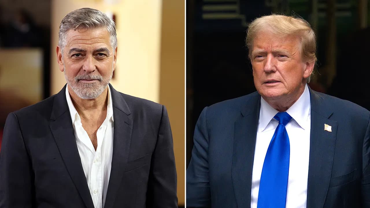 George Clooney takes aim at Trump, says he was 'a big goofball’ before politics