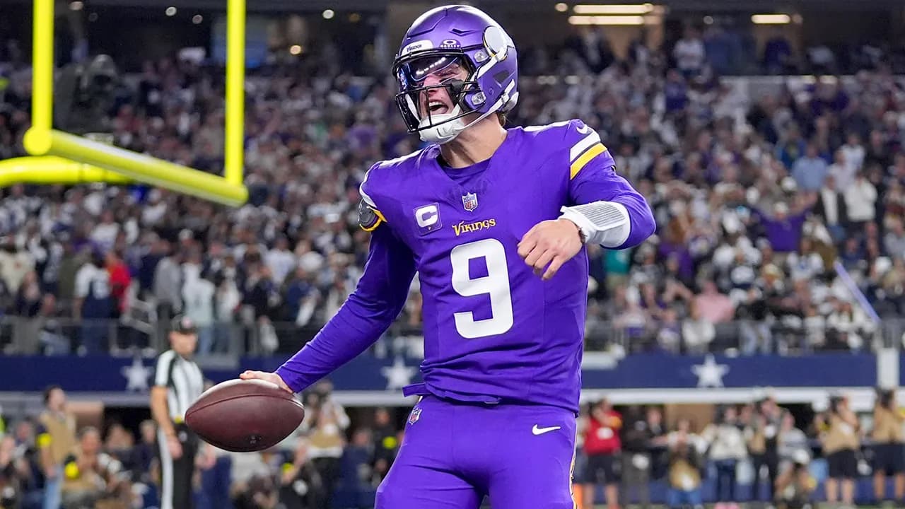 Vikings' JJ McCarthy irritates head coach with celebration on his way into end zone