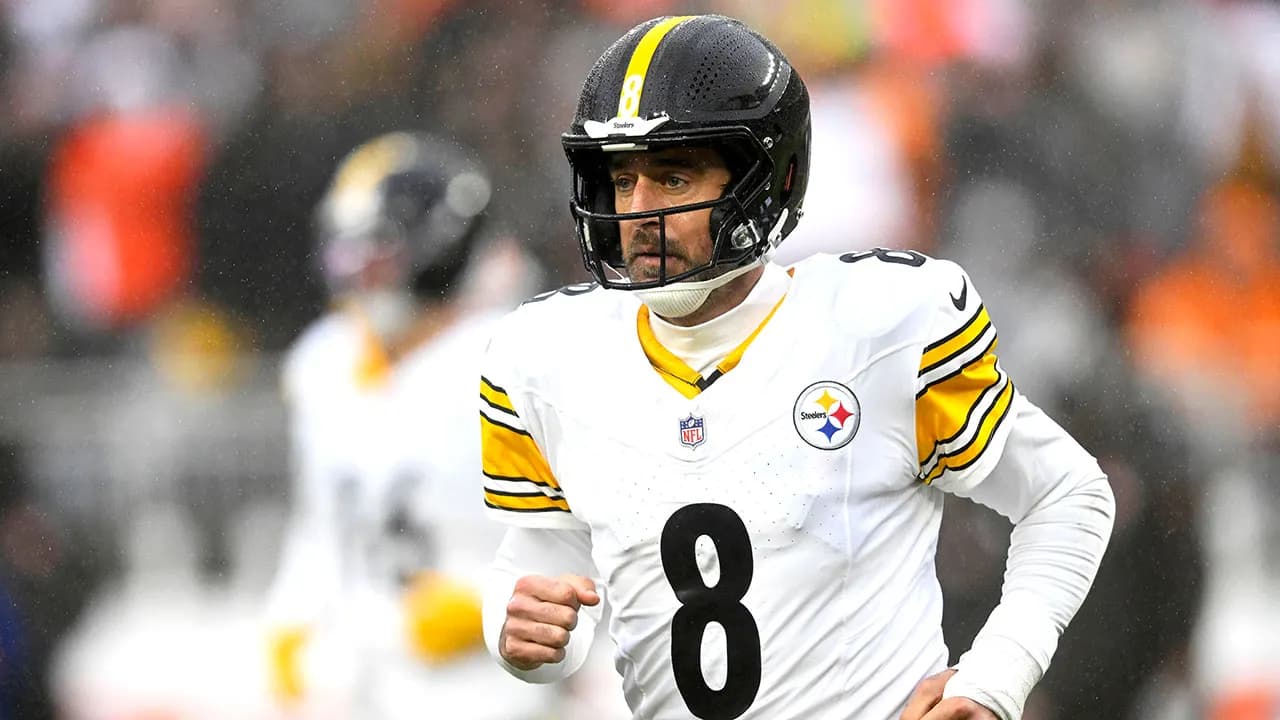 Steelers' Aaron Rodgers keeps retirement options open ahead of must-win Ravens game