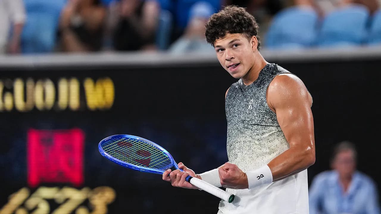 Ben Shelton gives poignant patriotic message after Australian Open victory