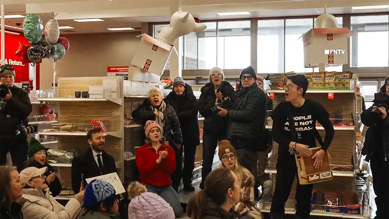 Anti-ICE agitators occupy Minnesota Target store, demand retailer stop helping federal agents