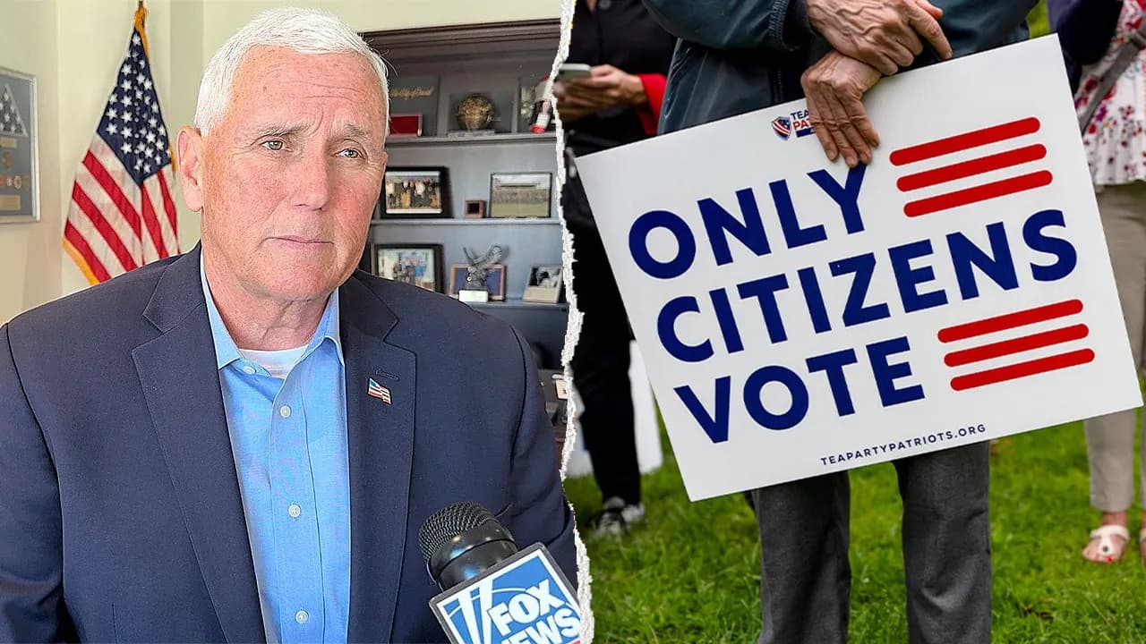 Pence Urges Senate to Make Voter ID Nationwide via SAVE Act to Restore Public Confidence in Elections