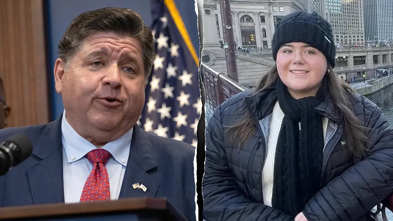 Gov. J.B. Pritzker says there have been 'real failures' in immigration after Loyola student Sheridan Gorman was shot; Yorktown Heights honors her with green lights