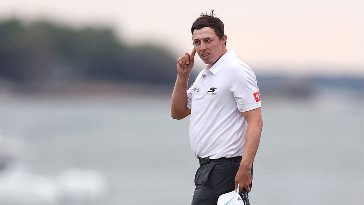 Matt Fitzpatrick defeats Scottie Scheffler in playoff at RBC Heritage and responds to 'USA' chants