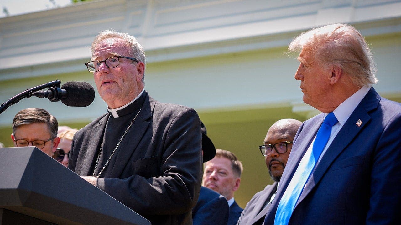Bishop Robert Barron says President Trump owes Pope Leo XIV an apology after Trump's Truth Social criticism of the pontiff
