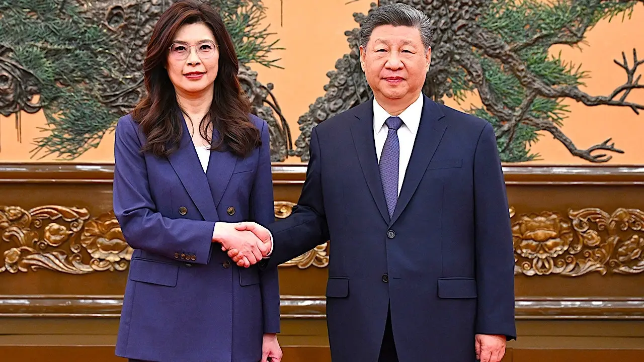 Xi Jinping meets Kuomintang chair Cheng Li-wun in Beijing amid Taiwan defense-budget standoff and cross-Strait tensions