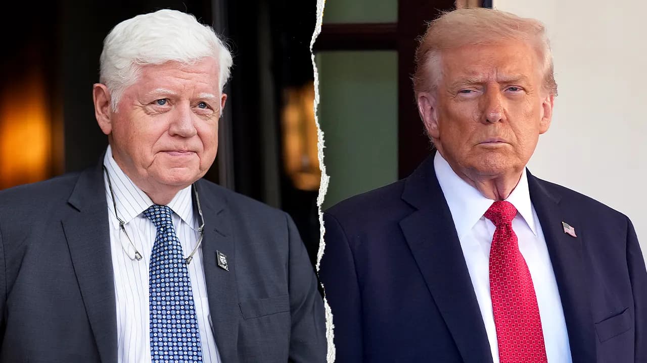 Rep. John Larson (D‑Conn.) files 13 articles of impeachment against President Trump, citing Venezuela actions and other measures, as he faces primary challengers