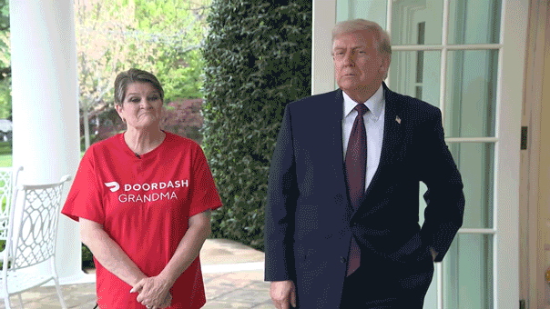 President Trump receives McDonald’s delivery in Oval Office, tips DoorDash driver Sharon Simmons while promoting 'No Tax on Tips' policy