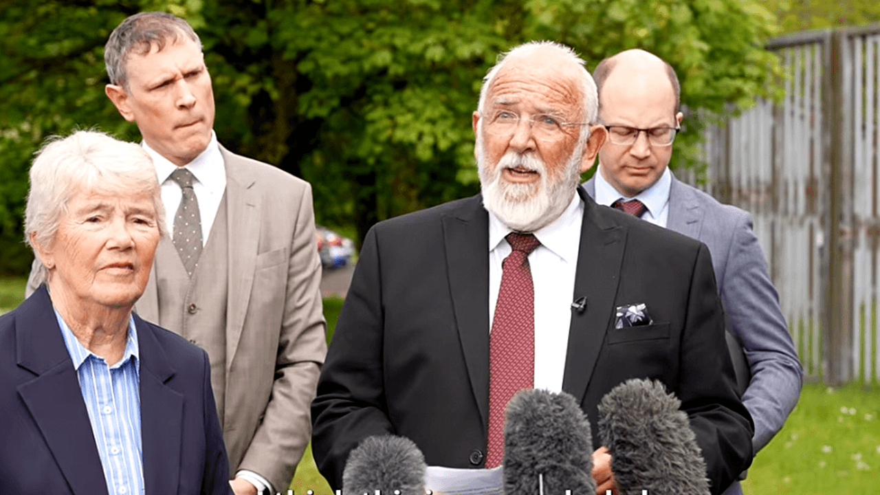 Retired Northern Ireland pastor Clive Johnston appeals conviction under Safe Access Zones law after preaching John 3:16 near Coleraine hospital