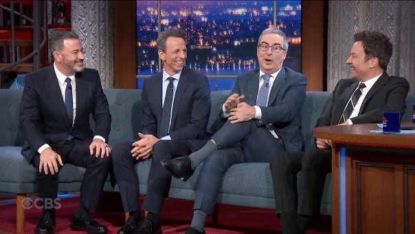 Jimmy Kimmel Questions Why Stephen Colbert Must Defend Late-Night TV During Colbert's Farewell 'Late Show' Appearance