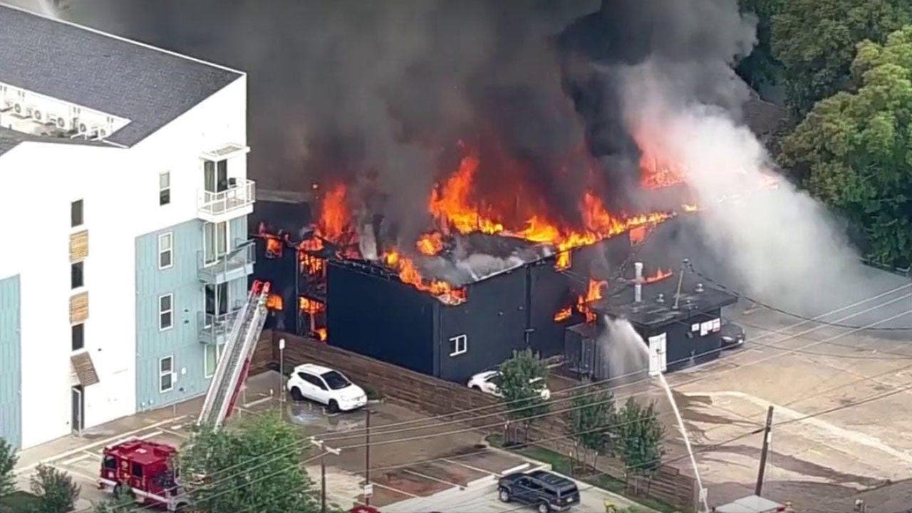 Explosion and fire at two-story apartment building in Oak Cliff, Dallas injure at least four; nearly 100 firefighters respond