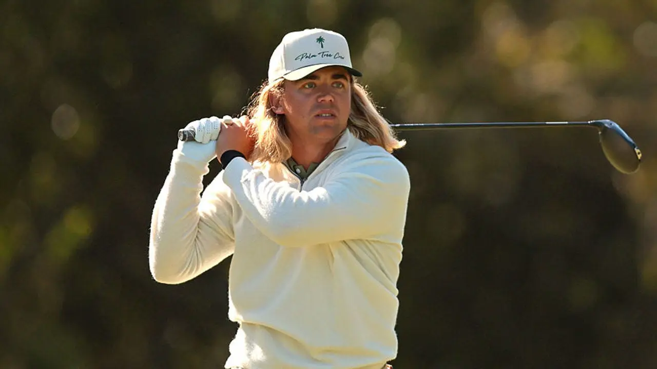 Garrick Higgo assessed two-stroke penalty for arriving late to first tee at PGA Championship (Aronimink Golf Club)