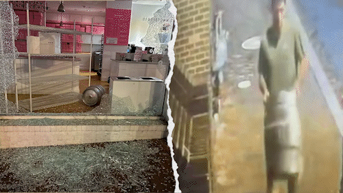 Charles Joseph Ali surrenders after father recognizes him in surveillance of keg thrown through Georgetown Cupcake window