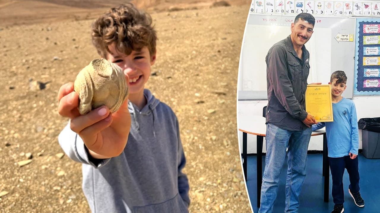 8-year-old discovers 1,700-year-old Roman-era statuette fragment at Ramon Crater in Israel; find handed to authorities