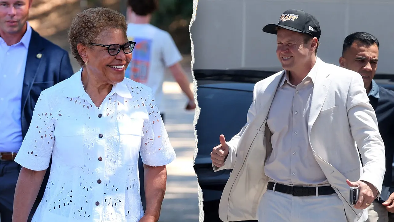 Karen Bass appears to reference President Trump while criticizing Spencer Pratt as Los Angeles mayoral primary tightens