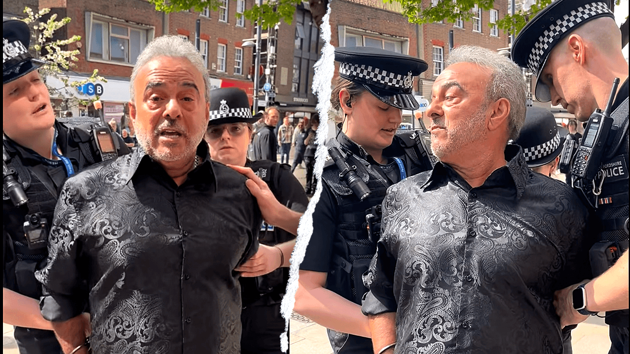 Watford pastor Steve Maile arrested during street preaching; released on bail pending public-order investigation
