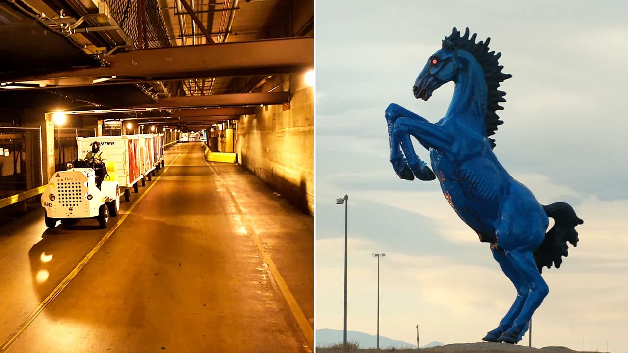 Denver International Airport to convert sections of underground baggage tunnels into pedestrian walkways as part of Vision 100 expansion; construction expected in 2027