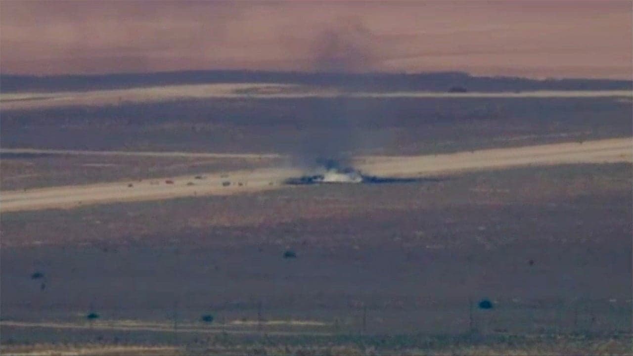 US B-52 Bomber Crashes at Edwards AFB