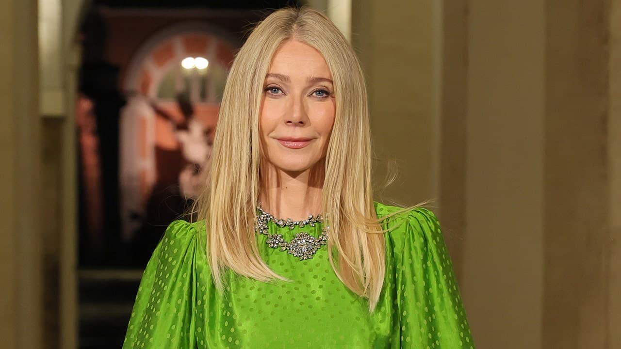 Gwyneth Paltrow Photographed in White Bikini in Sardinia