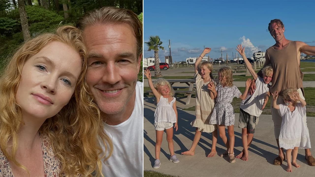 Wife's Father's Day Tribute to James Van Der Beek