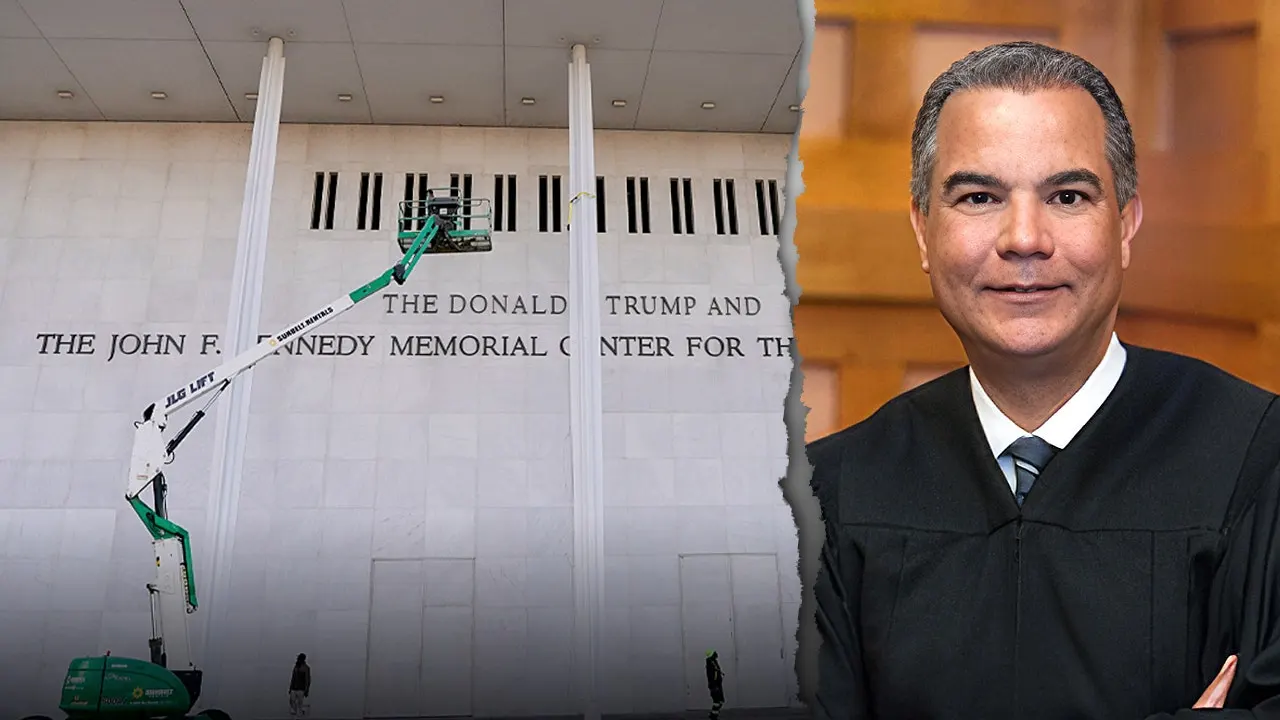 Judge Christopher Cooper orders removal of President Trump's name from Kennedy Center; Trump alleges conflict of interest involving judge's wife Amy Jeffress