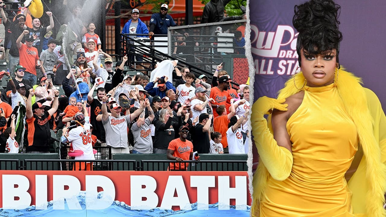 Orioles Name Drag Performer Guest Splasher for Pride Night