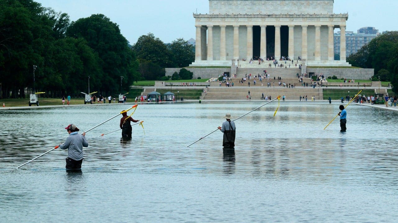 Reflecting Pool Vandalized; NPS Plans Repairs After July 4