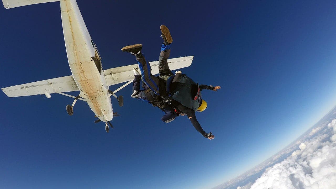 Ishaan Hadkar Sets Skydiving Rubik's Cube Record
