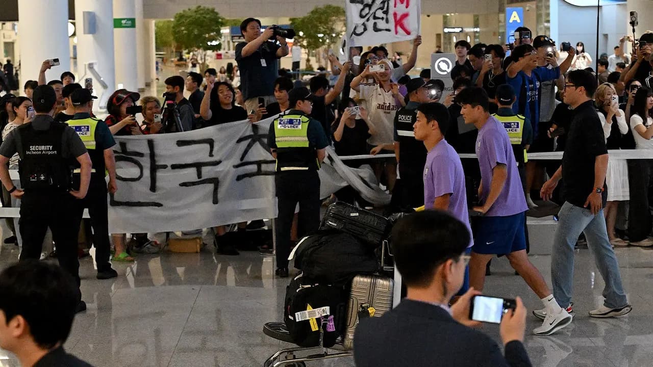 South Korea Team Booed After World Cup Exit