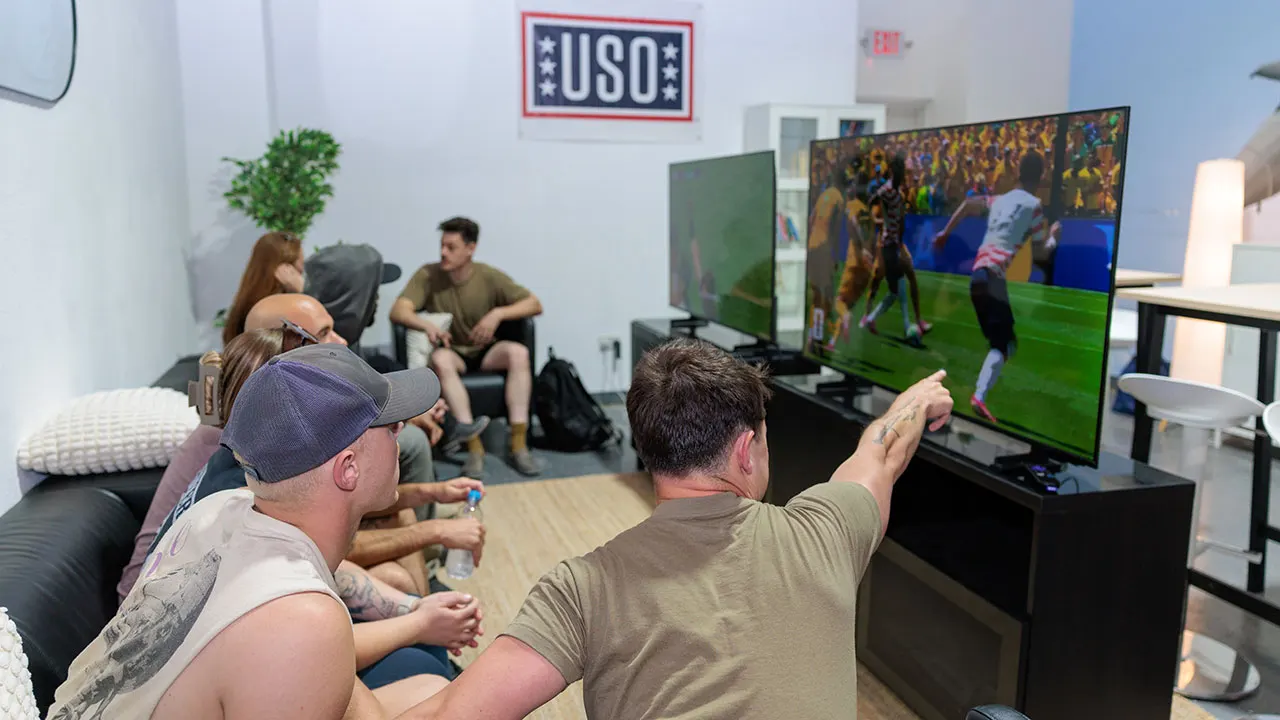 FOX One and USO Stream World Cup for Troops
