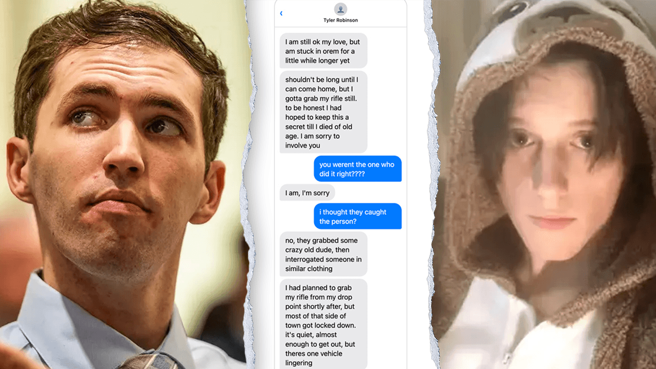 Texts Allege Robinson Confessed to Killing Charlie Kirk