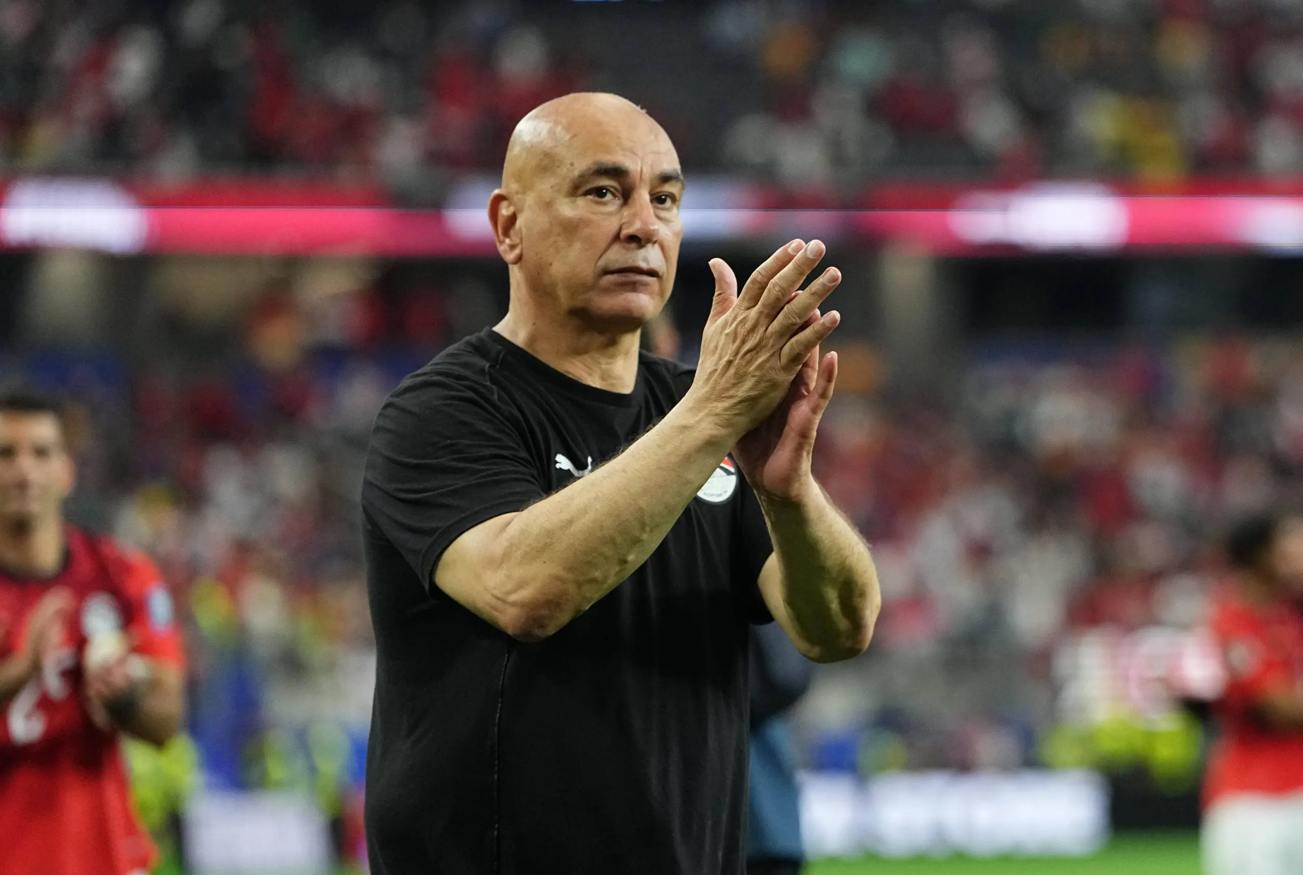 Egypt Coach Waves Palestinian Flag After Win