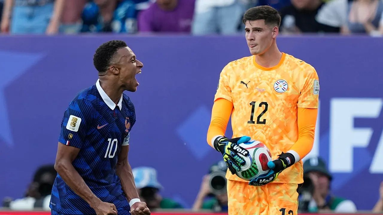 Paraguay Goalkeeper Tosses Ball at Mbappé