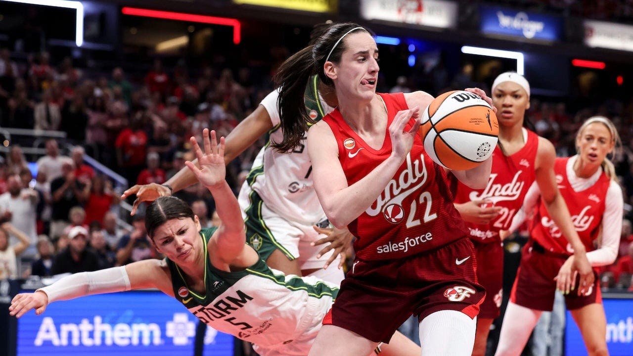 Caitlin Clark posts historic 45-point, 10-assist game