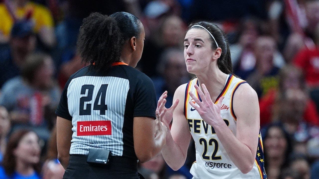 Caitlin Clark Protests Missed Foul, Reports Contusion
