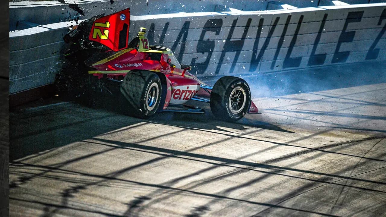David Malukas Crashes, Ruled Out of Qualifying