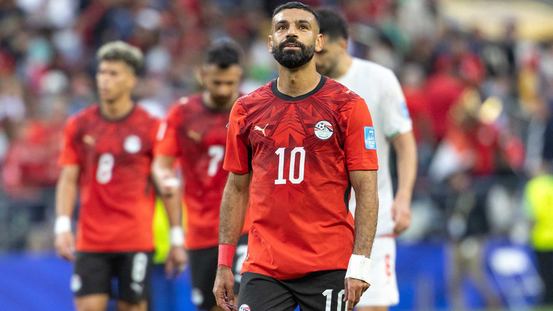 Mohamed Salah Leaves Match with Knee Injury