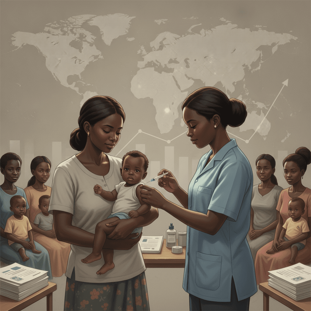 Global childhood immunization edges up in 2025