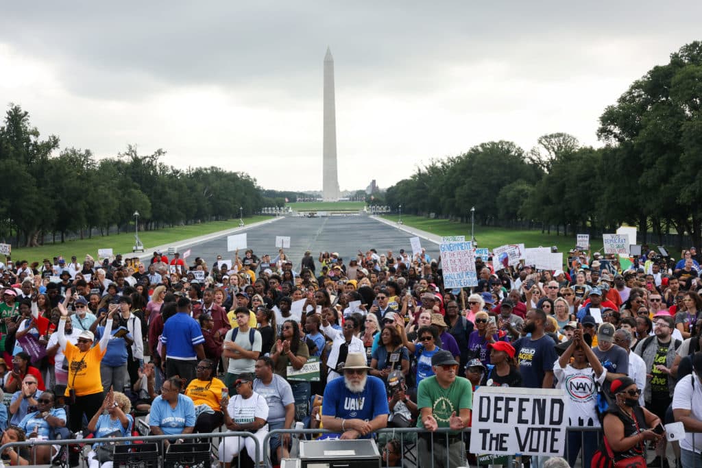 March on Washington Rally Focuses on Voting Rights