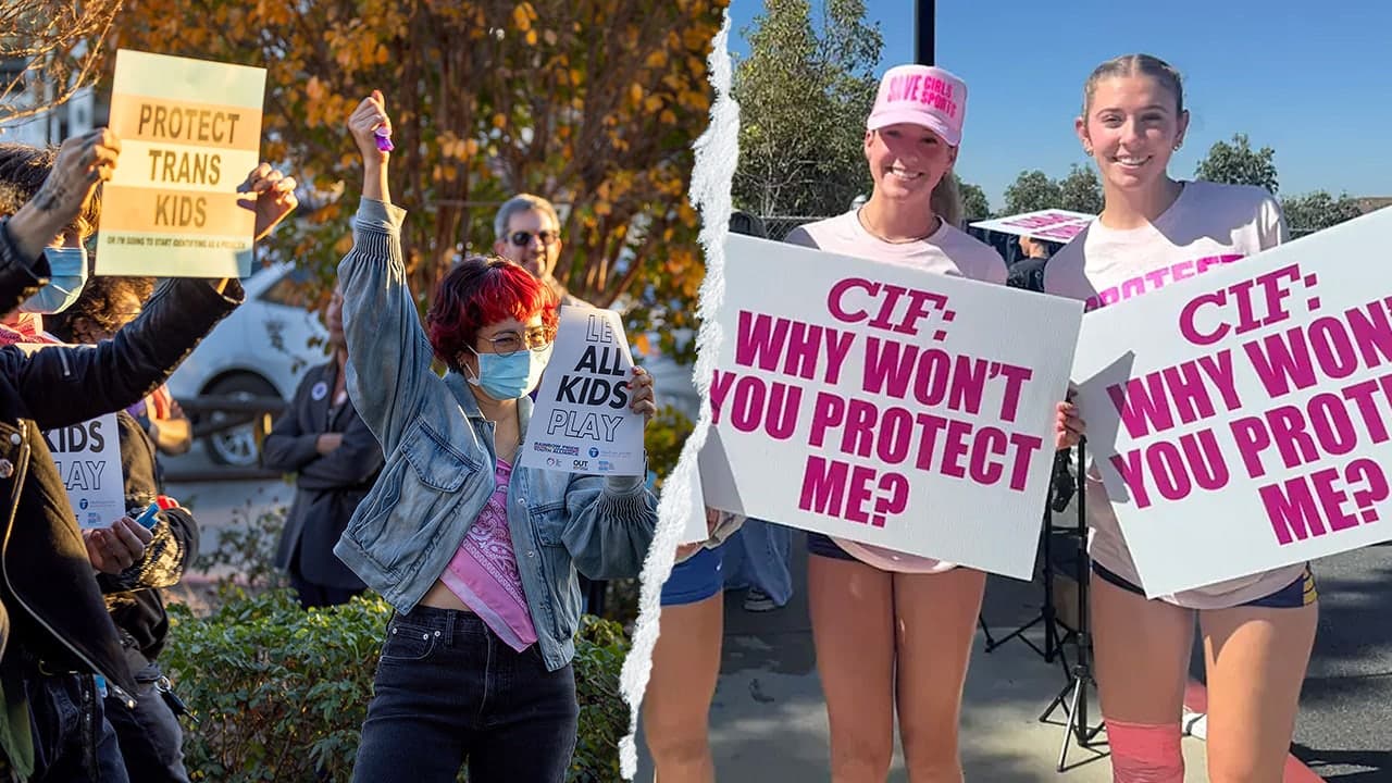 California high school track and field state finals in Clovis draw second year of protests over transgender athlete AB Hernandez competing in girls' events