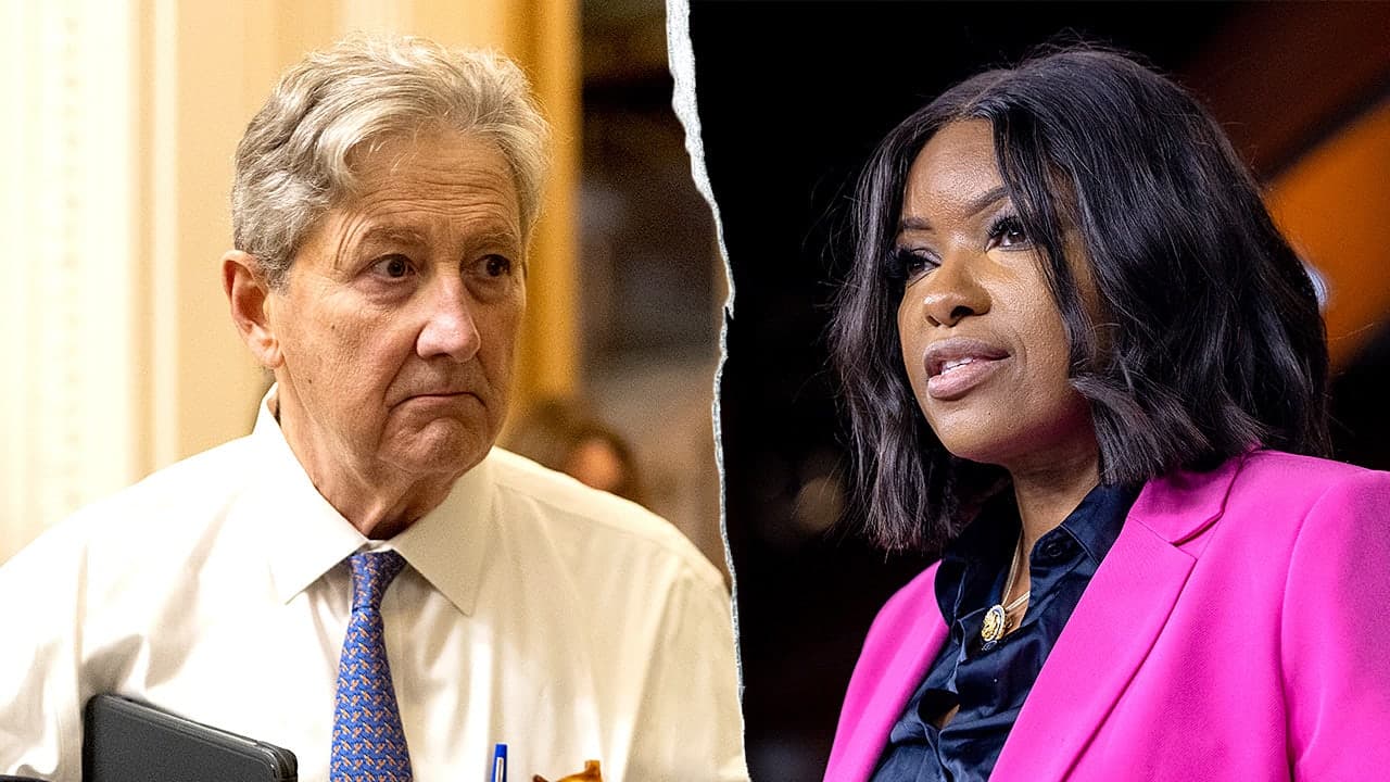 John Kennedy mocks Jasmine Crockett's Texas Senate campaign, says the 'voices in her head are not real'