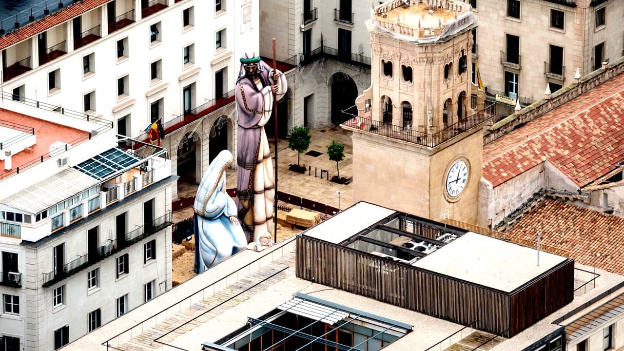 World’s largest nativity scene towers over city with record-breaking holy figures