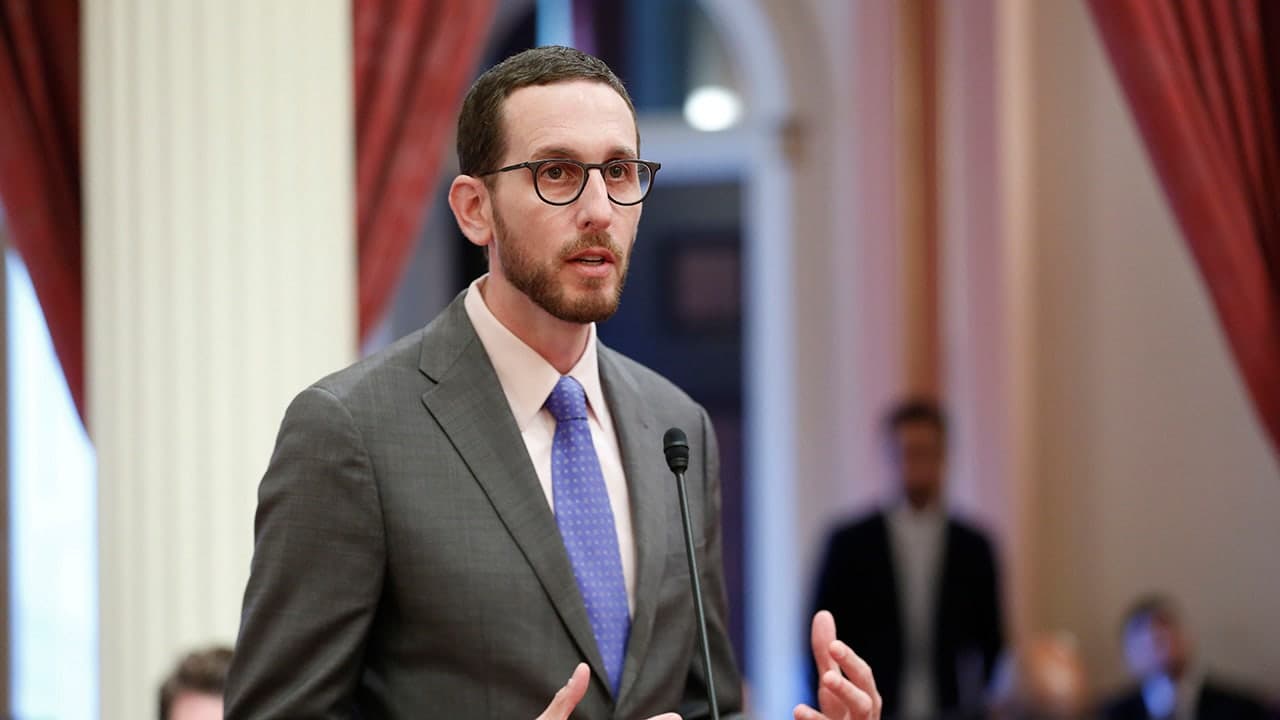 California Sen. Scott Wiener Confronted at Trans March