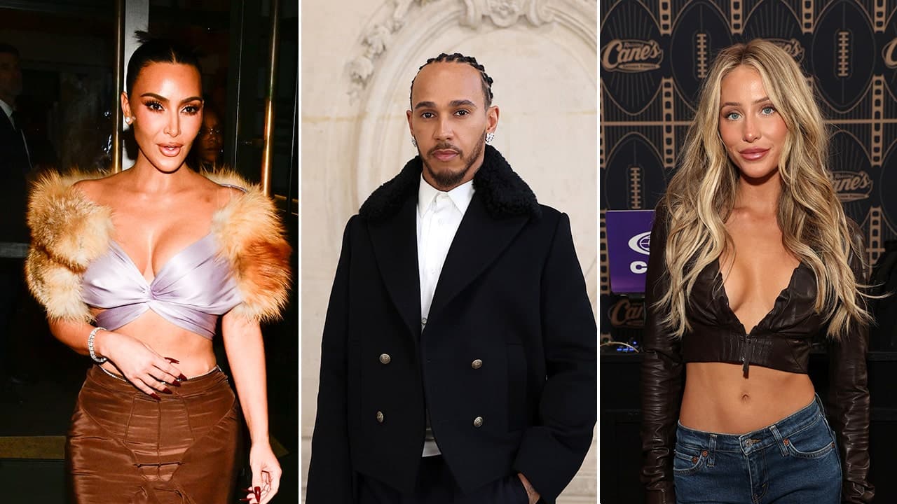 Kim Kardashian, Lewis Hamilton spark romance rumors at Super Bowl while Alix Earle keeps fans guessing