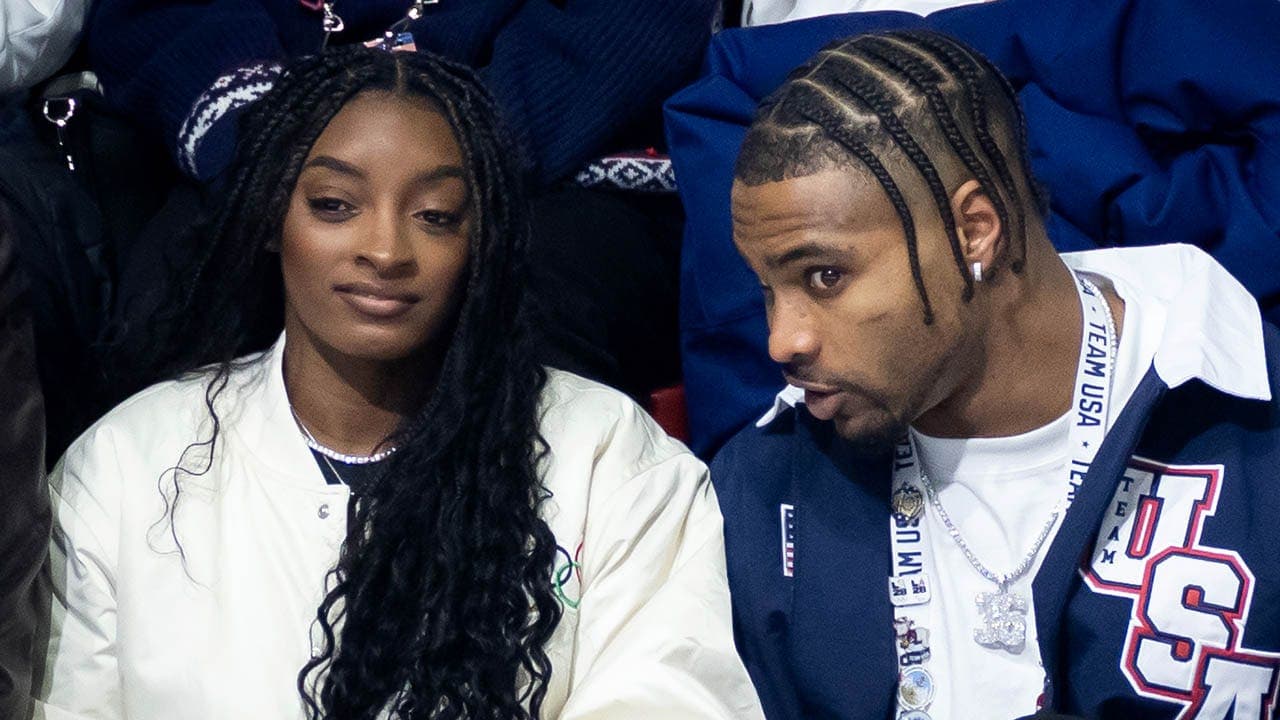 Simone Biles' NFL husband says he was nearly robbed while in Italy for Winter Olympics